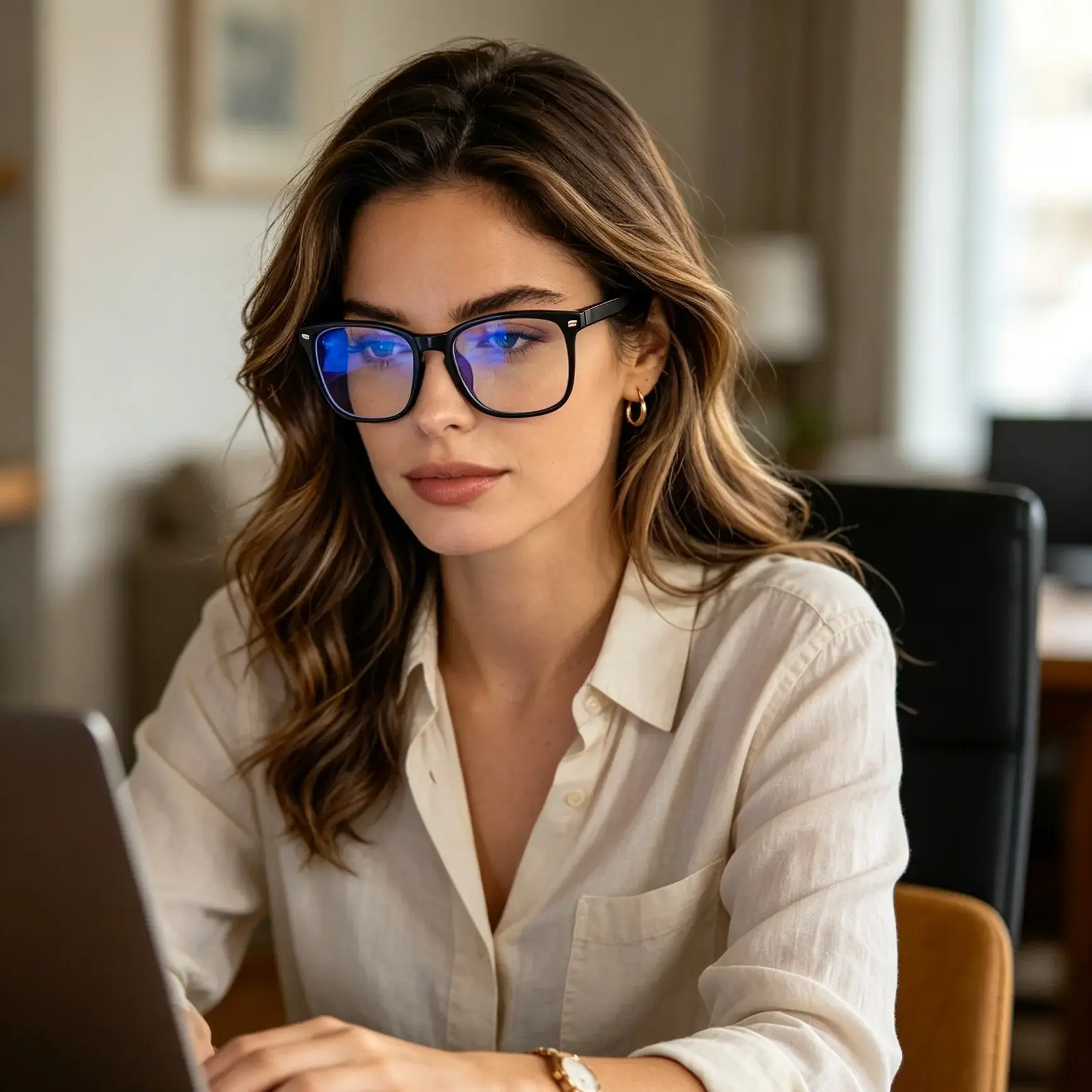 Unisex Square Frame Blue Light Glasses - Retro, Stylish Screen Viewing Eyewear with High-Quality Plano Lenses, Casual Comfort for Sports, Outdoor Cycling
