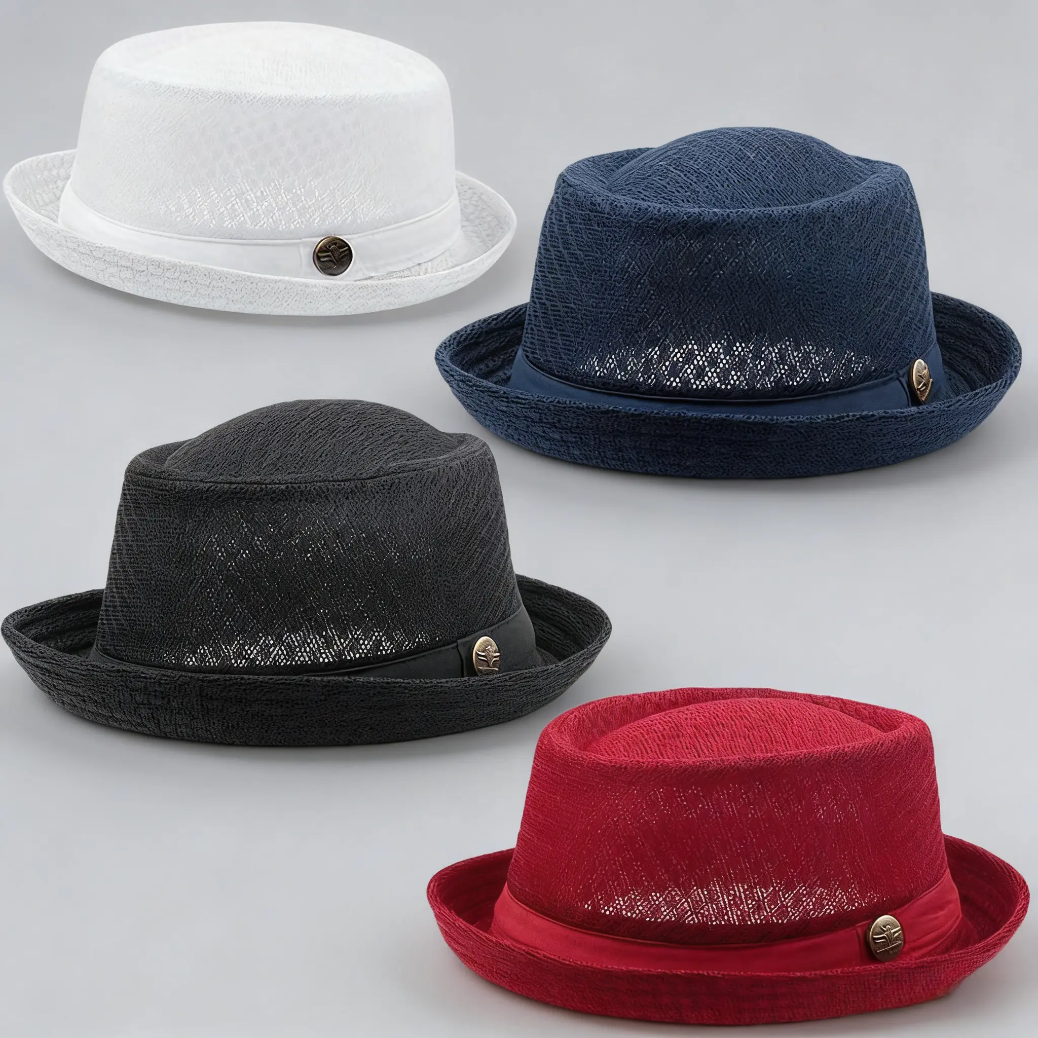 Summer Mesh Breathable Sun Hat |   Unisex British-Style Jazz Fedora, Stylish Beach Headwear with Premium Sun Protection for Women