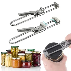 1 Piece Manual Jar Opener, Stainless Steel Can Opener, Adjustable Manual Jar Bottle Opener, Kitchen Gadgets Accessories