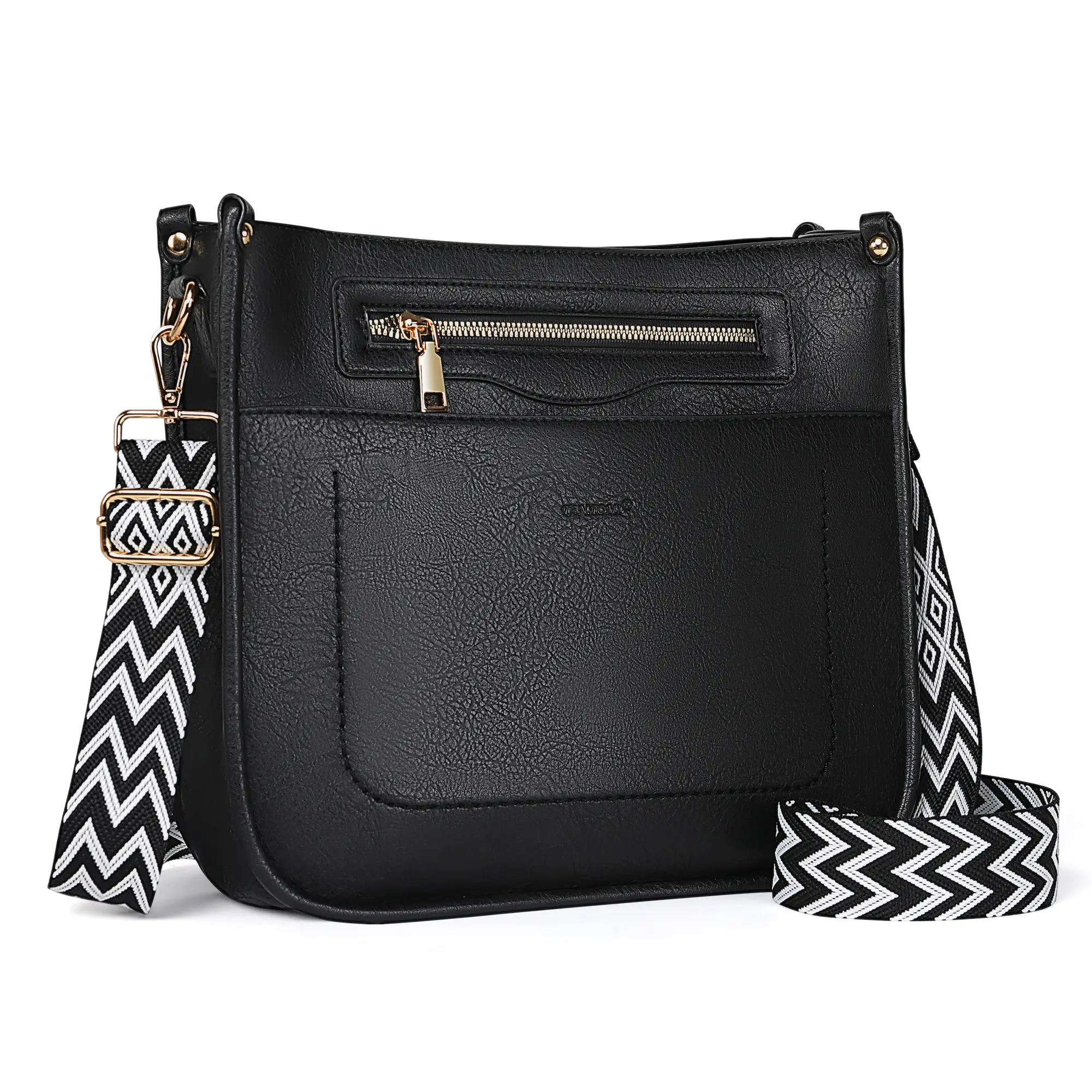 TANTOMI Women's Minimalist Vegan Leather Crossbody Bag - Casual Commuting & Travel Bag with Magnetic Closure, Wide Adjustable Strap, Shoulder Purse Design, Casual Commuting Bag