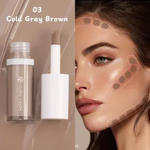 Young Vision Liquid Contour Nose Shadow Brush Head, Easy-To-Use Horseshoe Shape, Quick Stereo Contouring for Beginners