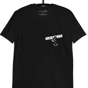 RDE T-Shirt - Black Crew Neck Short Sleeve with "Redefine" Graphic, Casual Style, Regular Fit, Ideal for Daily Wear