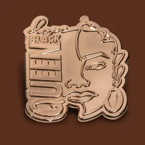 Dope Black Queen Lapel Pin