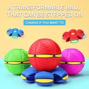 4 Counts Colors Children's Bouncing Ball,Magic Metaball,Magic Flying Saucer,Bouncy Ball,Kids Toy Ball,Parent-Child Interaction(Green, Blue, Red & Pink),Chrismas Gifts Ideas