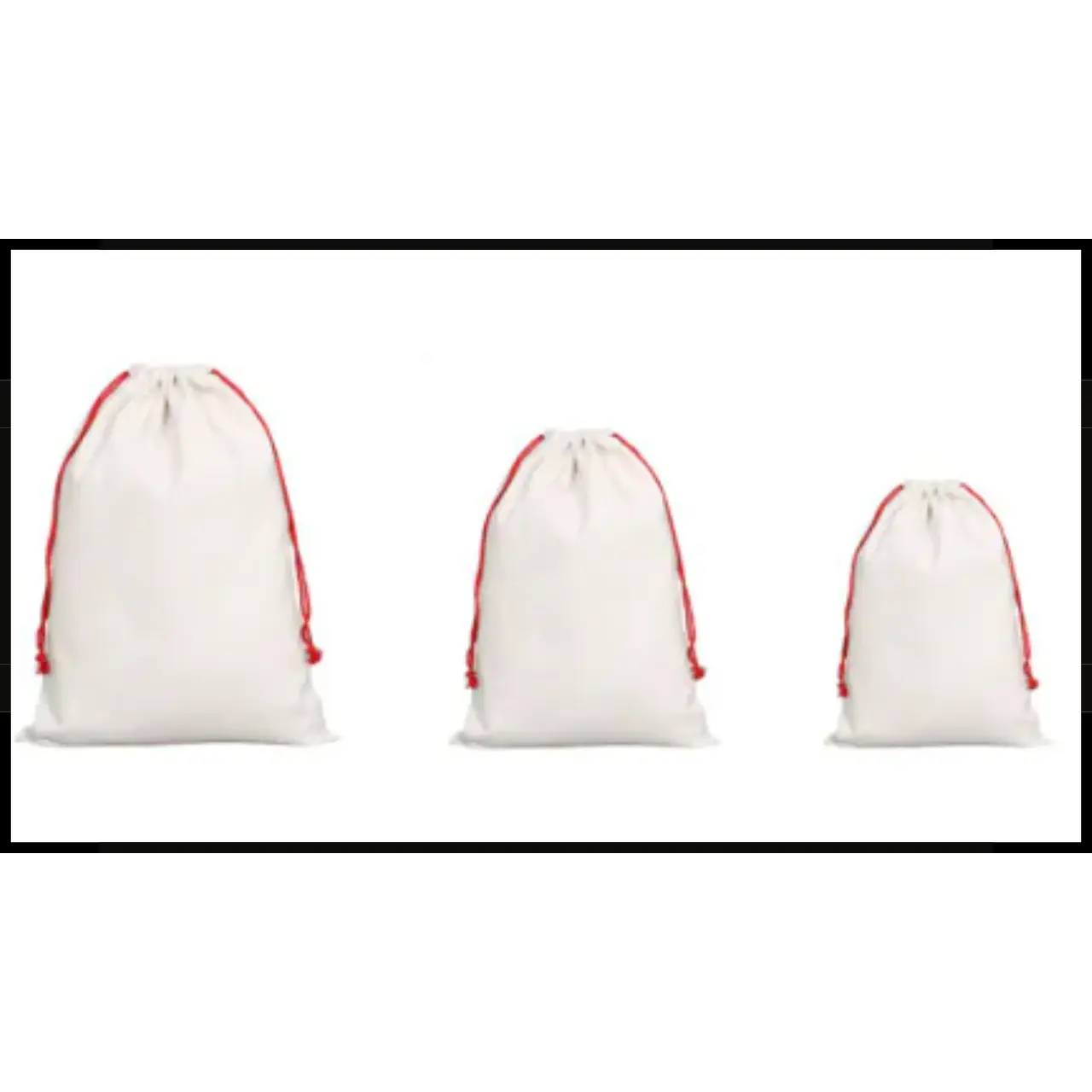 Single Layer Sublimation Santa Sack/Gift Bag Single Layer Sublimation Santa Sack/Gift Bag