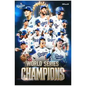 Los Angeles Dodgers 2025 World Series Champions Team Poster