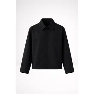 THE REMINGTON OVERSHIRT JACKET-BLACK