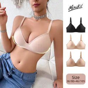 Women's seamless bras push up bras No underwire, comfortable Lady underwear Womenswear Rider Basic Minimalist Spaghetti Strap