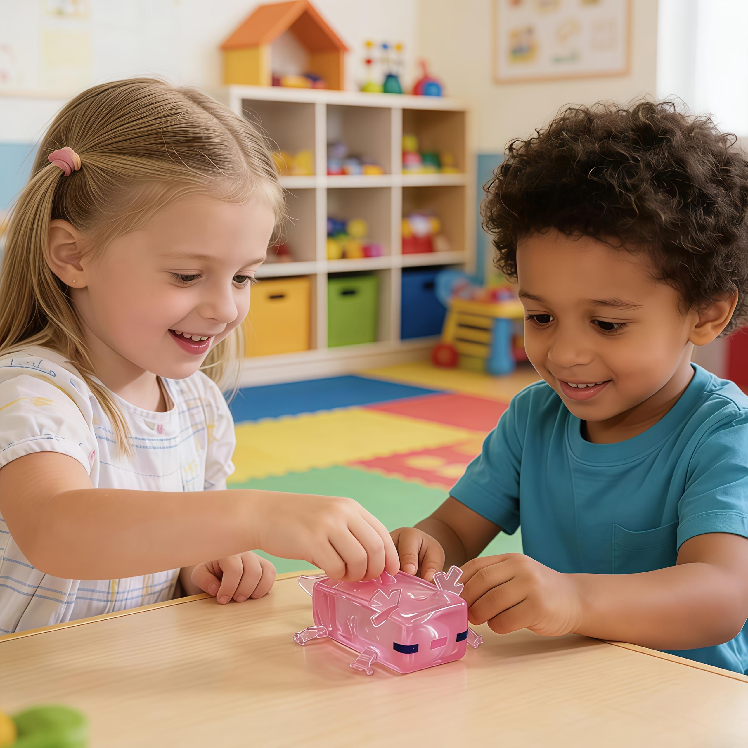 1pc Cute Pink Cartoon Animal Squeeze Toys, Slow Rebound Textured Sensory Fidget Toys for Relax, Classroom Office Party Favors Perfect Gift for Kids Teens Boys Girls