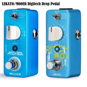MOOER/LEKATO Digitech Drop Pedal, Harmonizer Guitar Effect Pedal Pitch Box, MPS1 Guitar Effect Pedal Pitch Box, Guitar Harmonizer Pitch Shifter, Guitar Pedal Pitch Pedal for Electric Guitar Bass, True Bypass