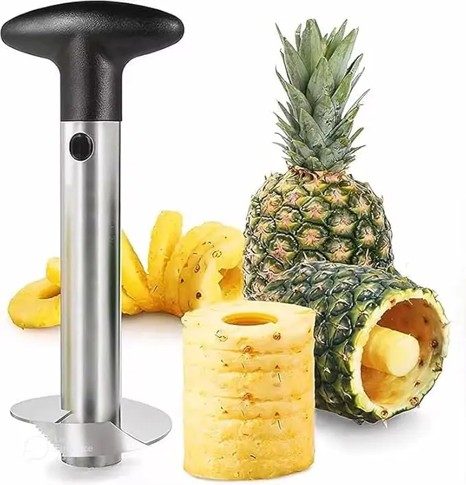 Pineapple Corer, Pineapple Peeling Tool, Pineapple Slicer, Pineapple Corer and Peeler, Pineapple Dedicer, Pineapple Flesh Remover, Pineapple Peeler, Pineapple-Specific Knife