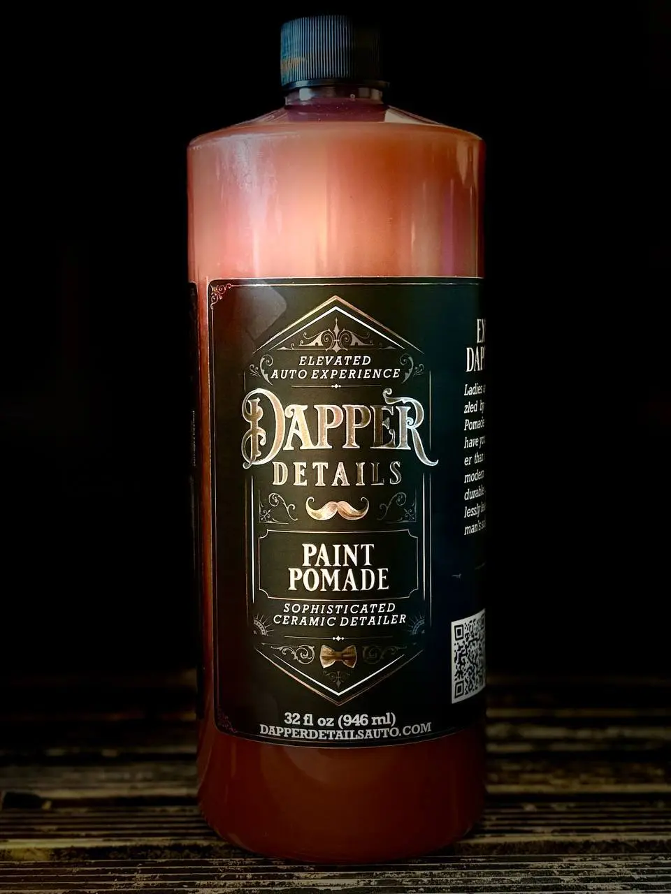 Paint Pomade 32oz - Dapper Details Sophisticated Ceramic Detailer Sealant Increased Gloss Hydrophobics Slickness 3 Month Acrylic Chunky Artist Bundle