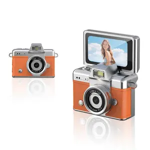 Mini Keychain Digital Camera Lk-027, 1080P HD Lens, 1.4 Inch Screen, 32GB Storage, Rechargeable USB, Retro Style for Vlogs and Travel