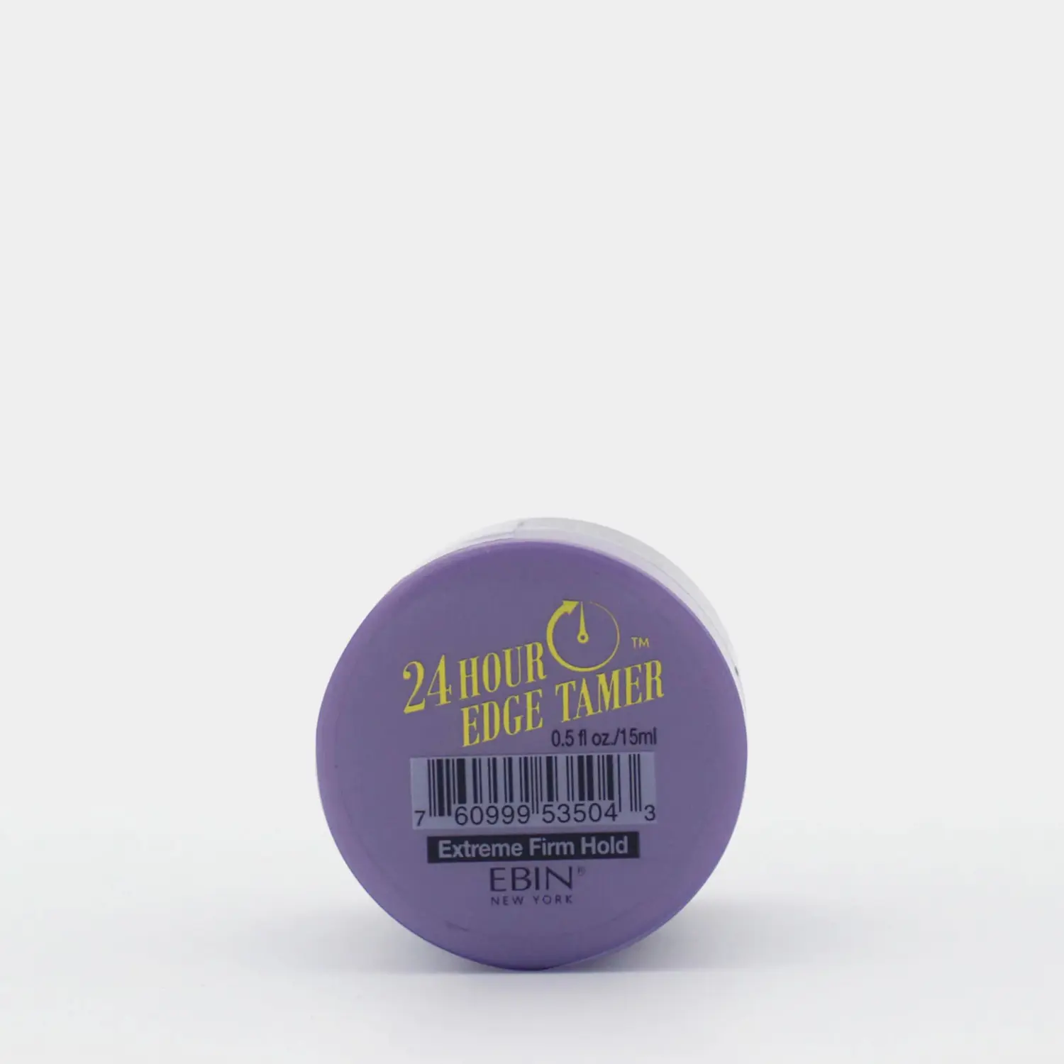 Ebin New York 24 Hour Edge Tamer, Extreme Firm Hold Edge Control Gel with Argan Oil, Long Lasting No-Flake Hair Styling Product for All Hair Types, 0.5oz / 15ml, Extra Strong Hold