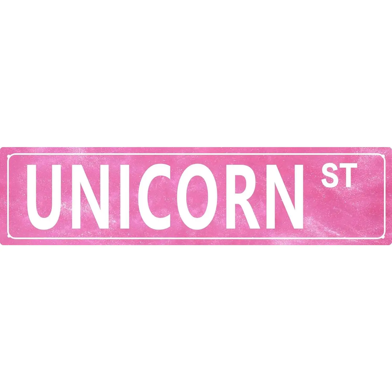 Vintage Unicorn St Wall Vintage Metal Tin Sign 4x16 in Distressed Girls Pink Retro Decor for Home Garage Cafe Bar Indoor/Outdoor Multi-Purpose Holiday Decoration