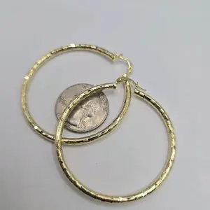 HOOPS earrings large zises fashion design gold-plated beautiful style