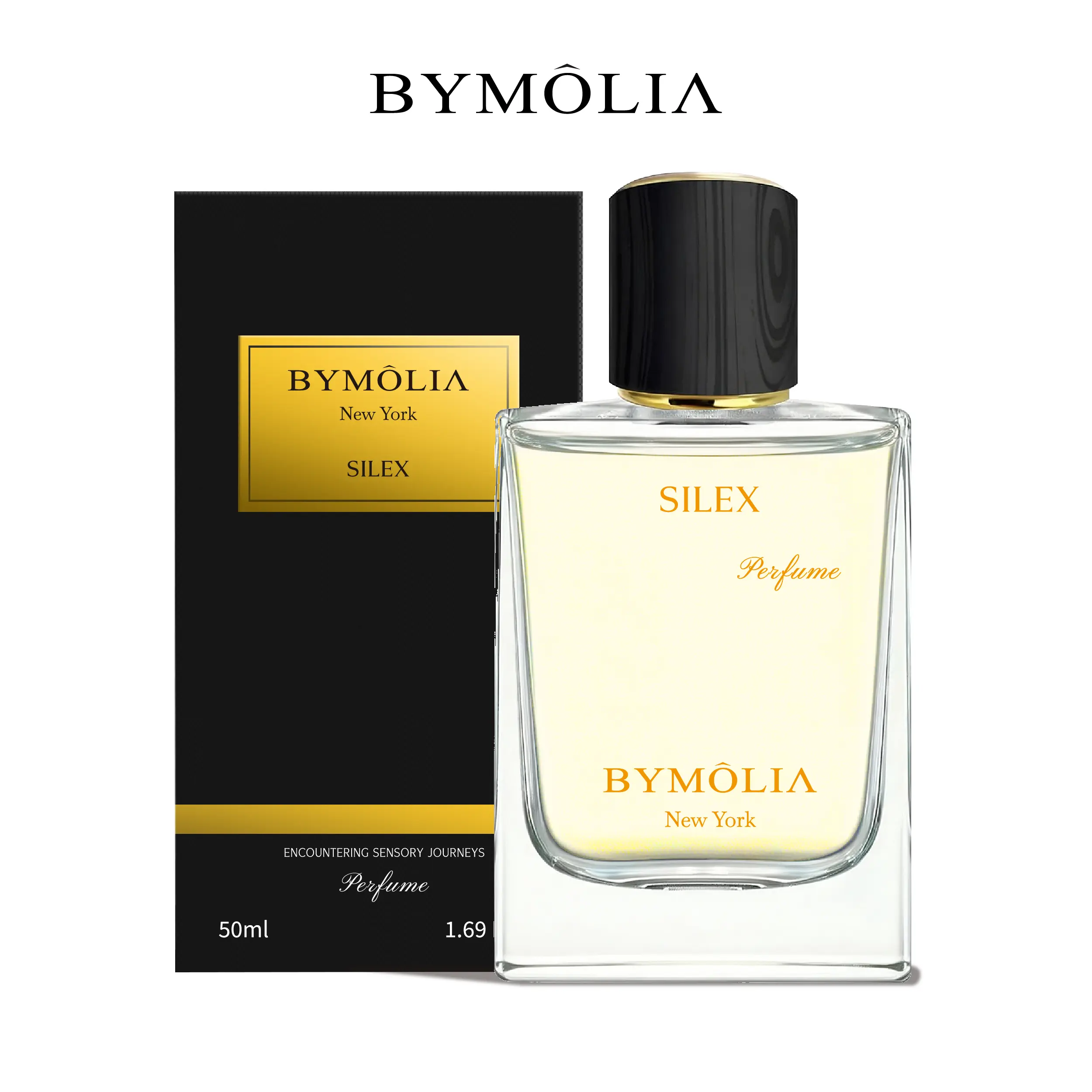BYMOLIA SILEX Eau de Parfum Spray 50ml (1.7oz) | Unisex Spicy Woody Perfume | Orange, Vanilla, Cedarwood & Patchouli | Long Lasting Cruelty Free Fragrance