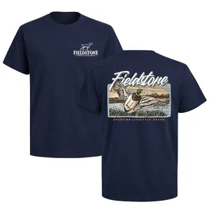 Fieldstone Flying Mallard Shirt, Duck Hunting Graphic Tee, Gift for Waterfowl Hunters