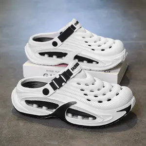 Summer Men's Clogs Thick Sole Non Slip Quick Drying Beach Sandals Waterproof Outdoor Shoes for Men Comfortable Arch Support Durable