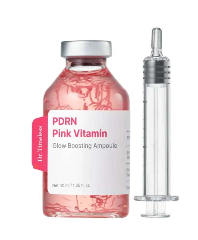 Timeless New PDRN Pink Vitamin Glow Boosting Ampoule