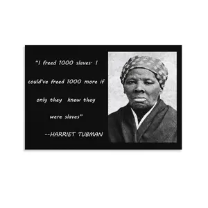 Harriet Tubman Poster, Black Panthers Art Work, Black History Print, Black Power Art Wall, Motivational Living Room Prints Bedroom Decor, Gift For Friends.