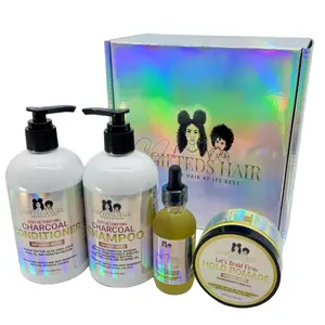 LOCS and TWIST Rebirth Bundle - Detoxifying Charcoal Shampoo, Conditioner, Pomade, & Growth Oil Haircare Cleanser