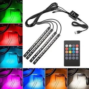 48 LED Car Interior Lights with Remote Control - Colorful Illumination for Enhanced Visibility and Aesthetic Appeal