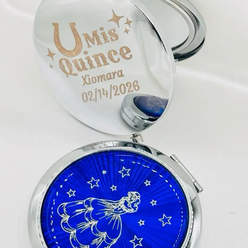 12pcs compact mirrors quinceañera party Favors