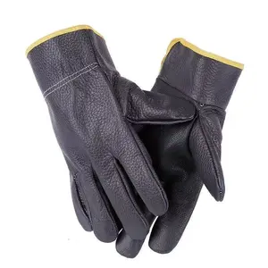 2 pairs of durable gardening gloves, leather gloves, work gloves, uniform size, handling gloves, scratch-resistant PU leather gloves, suitable for both men and women, welding gloves, random colors