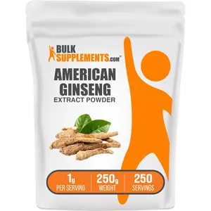 BulkSupplements - American Ginseng Extract Powder - Healthy Skin - Immune System - Antioxidant - 100g-1kg - 1g per Serving
