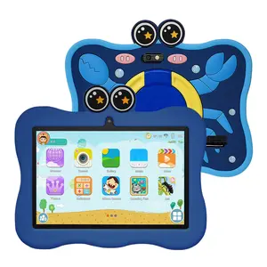 7 Inch Kids Tablet PC Android 13.0 4GB RAM 64GB ROM, Dual Camera WiFi Bluetooth-compatible, Shockproof Case, Parental Control, Ideal Gift