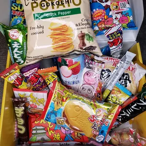 JAPANESE Snack, Ramen, Drink, and Candy Box