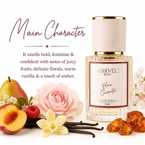 Main Character by NoirvèleBody | Floral, Citrus, Warm and Spicy Luxury Classy Clean Woman’s Fragrance Scent