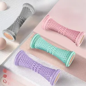 Foot Arch Training Roller Massager Wheel, Leg Relaxation Roll Axis Fitness Equipment, Muscle Massage Roller for Foot Pain Relief, Foot Rollers