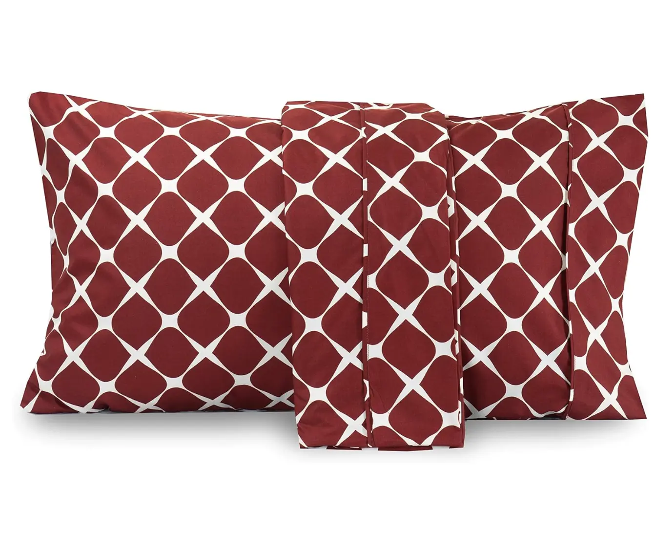 Mocassi 2-Piece Bloomingdale Pattern Pillowcase Set, Silky-Smooth Hotel Premier Microfiber