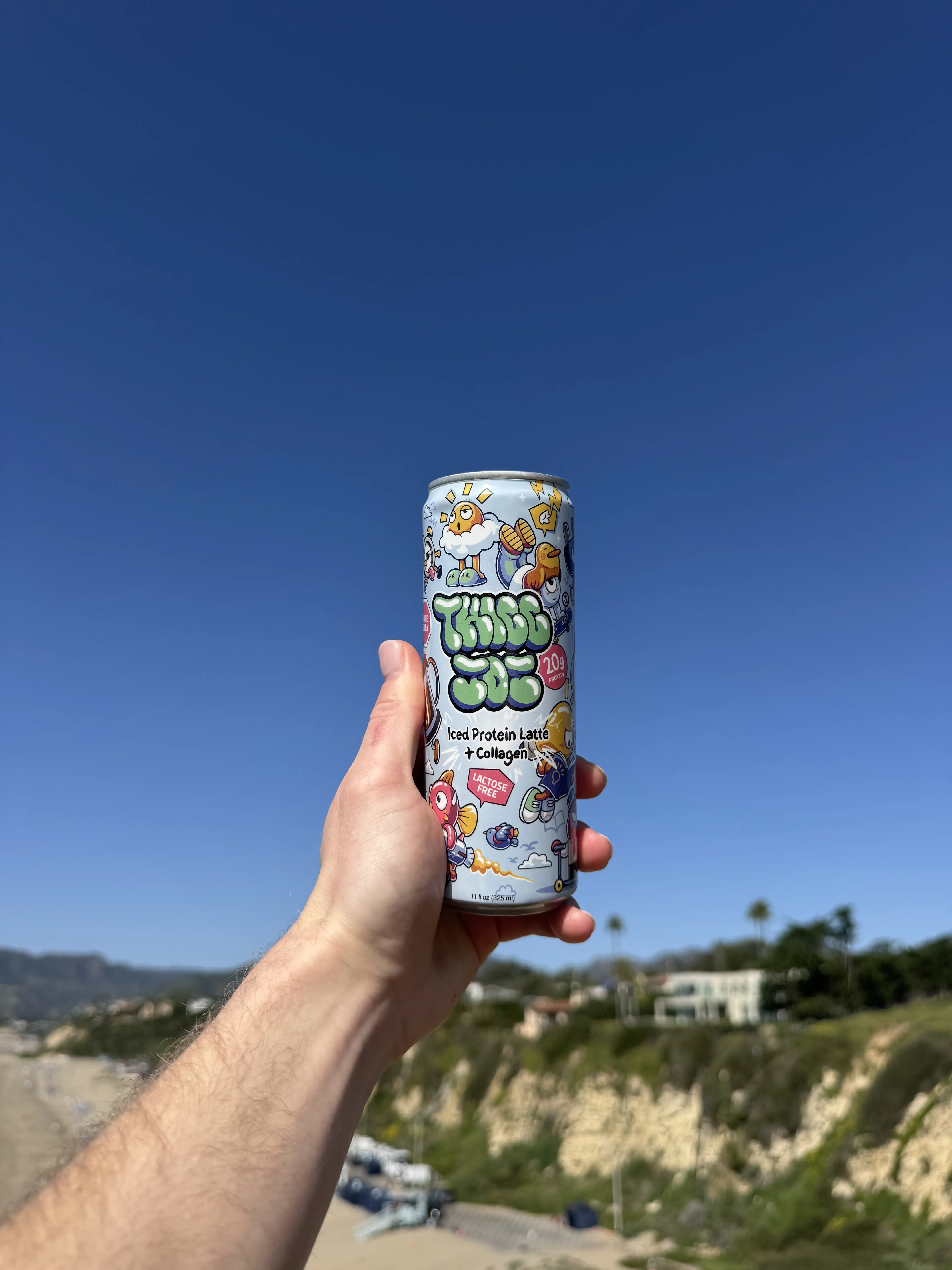 Thicc Joe Protein Latte | Original 12 Pack | 20g Protein | Lactose Free | Hydrolyzed Bovine Collagen | Real Coffee | Ready-to-Drink | 188mg Caffeine