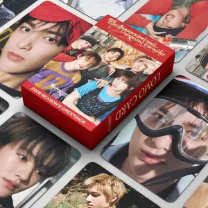 55Pcs/Set Idol CORTIS New Series 2026 Season's Greetings Lomo Cards Postcards Martin James Juhoon Seonghyeon Keonho Fans Gifts