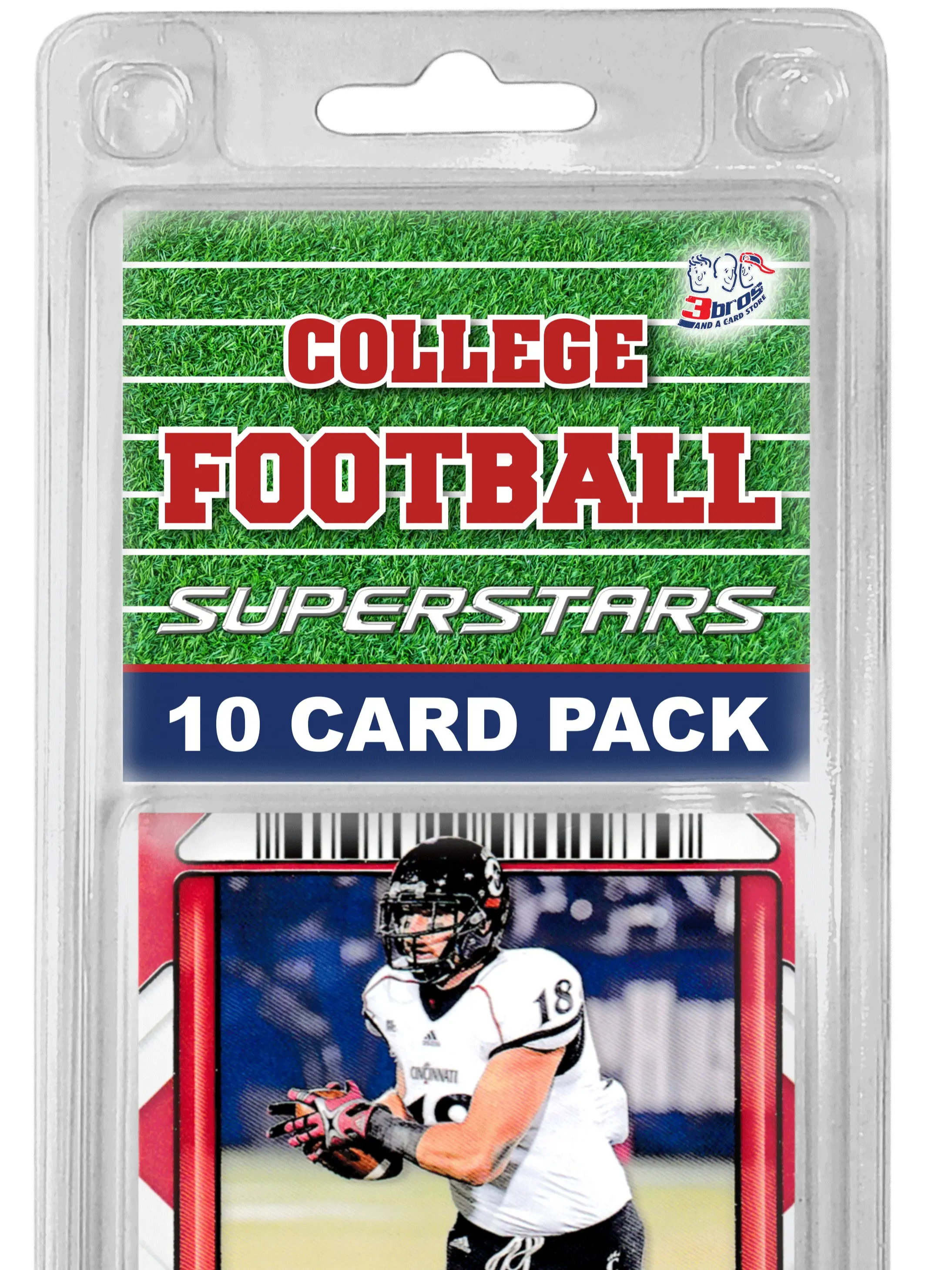 3Bros - 10-Card Cincinnati Bearcats Football Superstars Kit
