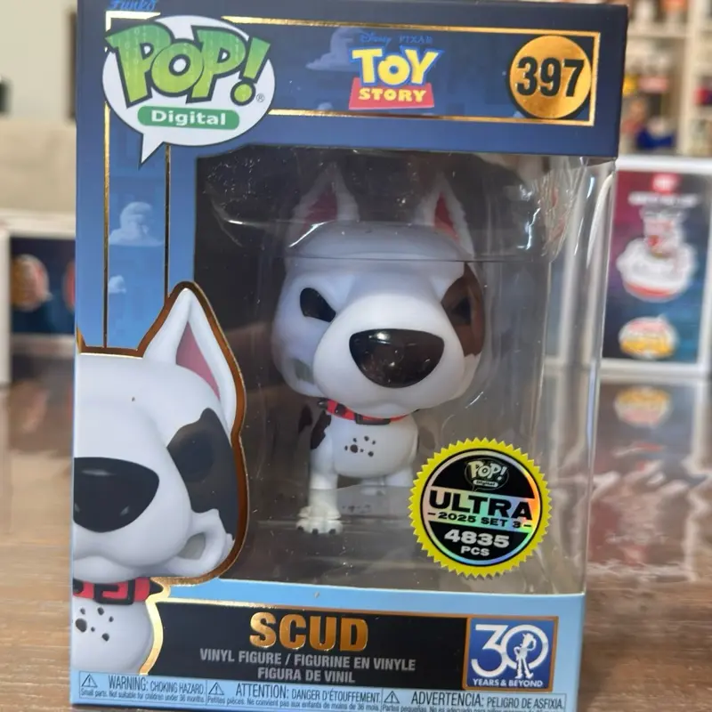 Funko Pop Scud NFT Vinyl Figure - Toy Story TV/Movie Character Collectible Art Toy, Display Piece