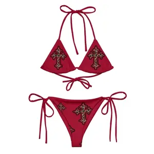 Holy Cross Triangle Bikini - Trendy Swimwear for Summer