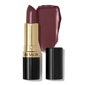 Revlon Super Lustrous Creme Lipstick, Creamy Formula, 045 Naughty Plum