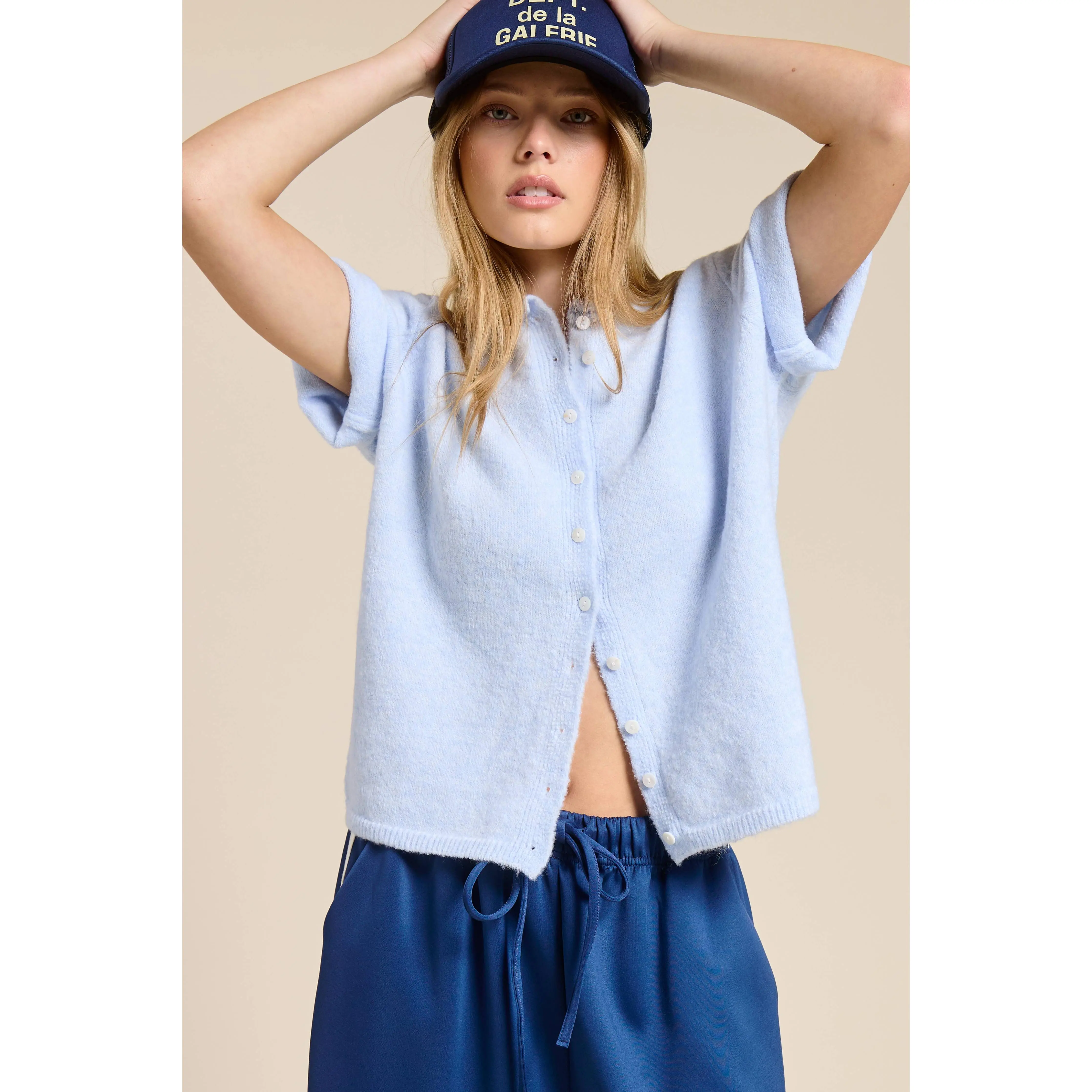 Stevie - Short Sleeve Cardigan