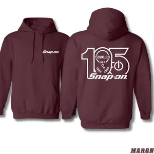 Garage Workwear Hoodie – Bold Tool Graphic Back Print, Classic Fleece Pullover, Unisex Streetwear Style for Men & Women, Full Size Fit, Made in USA.LKD Menswear Sweatshirts