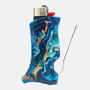 Toker Poker - Bic Lighter Case Multi Tool - Vibrant Visions - All Inclusive Tool for Camping and Other