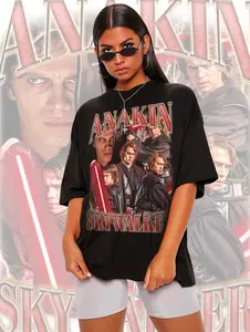 Personalized Anakin Skywalker Shirt | Anakin Skywalker Vintage 90' Shirt | Anakin Skywalker Classic Vintage Bootleg Shirt | Anakin Skywalker, Gift For Fans, Gift For Him, Gift For Her, Gift for Boyfriend, Gifts for Girlfriend, Gifts for Husband RLBSW 5090