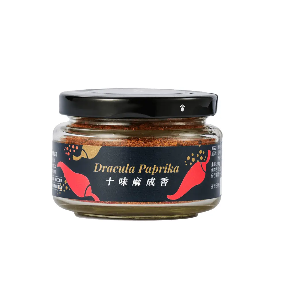 Awakened Taste Dracula Paprika Powder, 90g Specialty Chemical-Free Artificial Color-Free Plant-Based Spice Blend - Bold, Moderate Heat Dried Chiles Flavor for All Ages, a Hosanna Cooking Seasoning
