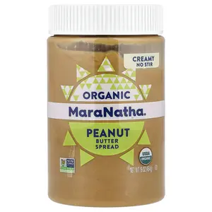 MaraNatha Organic Peanut Butter Spread, Creamy, 16 oz (454 g)