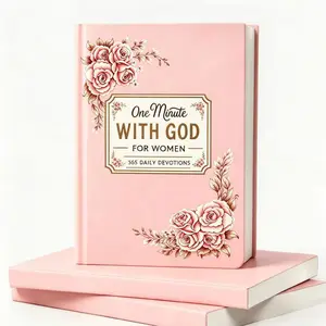 One Minute with God for Women, 365 Days Devotional Journal, Portable Daily Reflections Notebook, Simplified Bible for Women and Beginners, Perfect Gift for Holidays, Birthdays, Christmas & New Year, Self-Improvement Journal