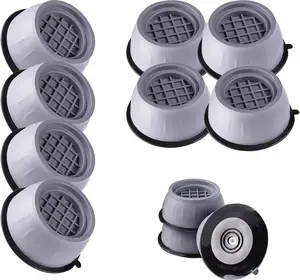8-Piece Washing Machine Supports, Anti-Walking Pedestals for Washers, Dryers and All Home Appliances