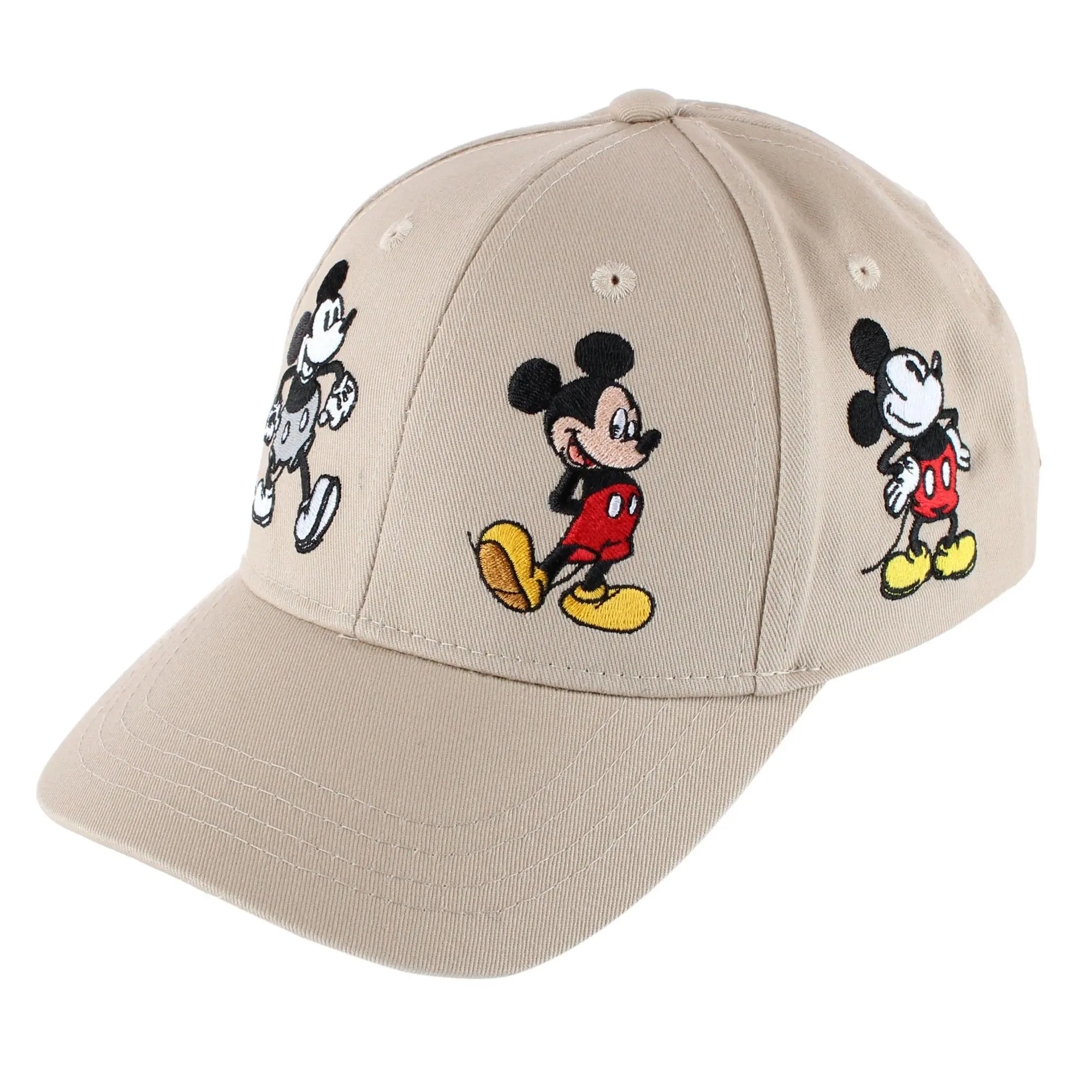 Jerry Leigh Kid's Mickey Through the Years Baseball Hat - Adjustable, Interior Cool Sweatband, Shade for Play Cap